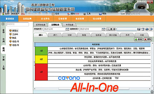 聚華隧道無損結(jié)構(gòu)健康監(jiān)測系統(tǒng)應(yīng)用